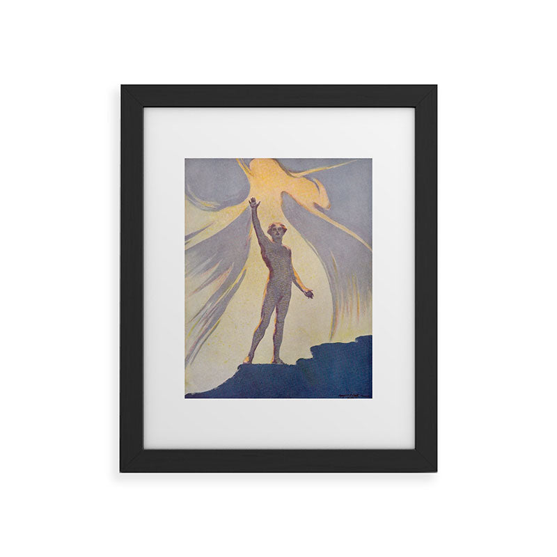 "Salut au monde!" (Margaret C. Cook, Leaves of Grass, 1913) Framed Art Print