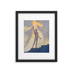"Salut au monde!" (Margaret C. Cook, Leaves of Grass, 1913) Framed Art Print
