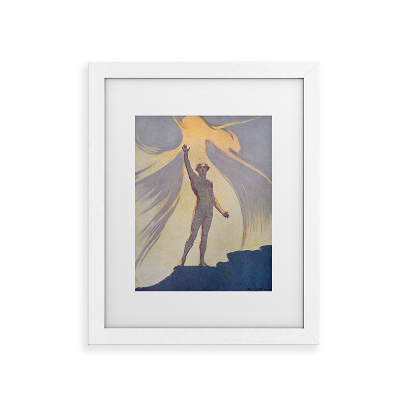 "Salut au monde!" (Margaret C. Cook, Leaves of Grass, 1913) Framed Art Print