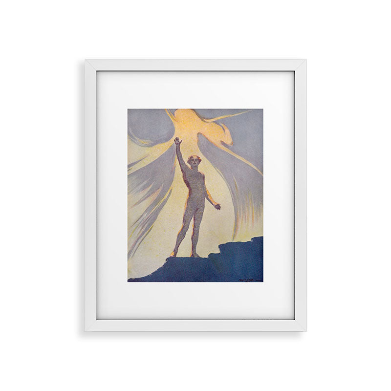 "Salut au monde!" (Margaret C. Cook, Leaves of Grass, 1913) Framed Art Print