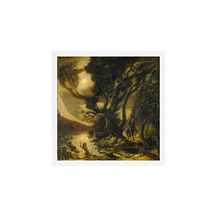 "Siegfried and the Rhine Maidens" by Albert Pinkham Ryder (1888/1891) Art Print