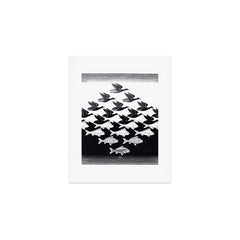 "Sky and Water I" by M.C. Escher Art Print