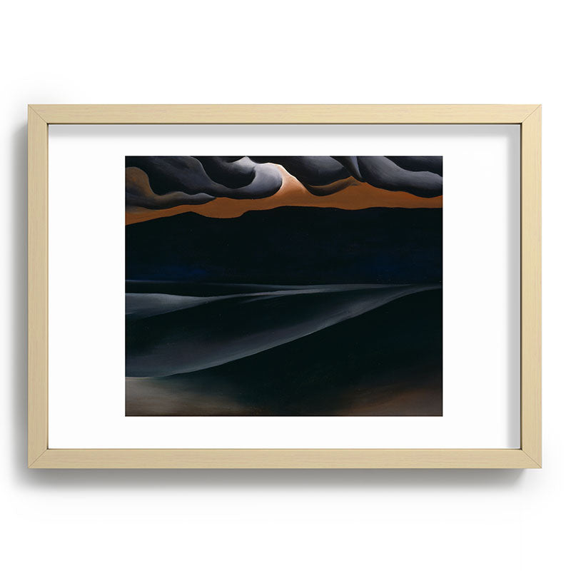 "Storm Cloud, Lake George" by Georgia O'Keeffe (1923) Framed Art Print
