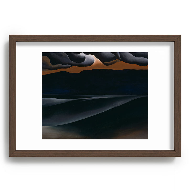 "Storm Cloud, Lake George" by Georgia O'Keeffe (1923) Framed Art Print