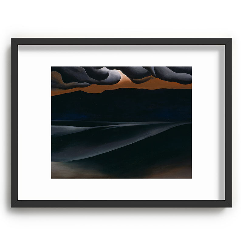 "Storm Cloud, Lake George" by Georgia O'Keeffe (1923) Framed Art Print
