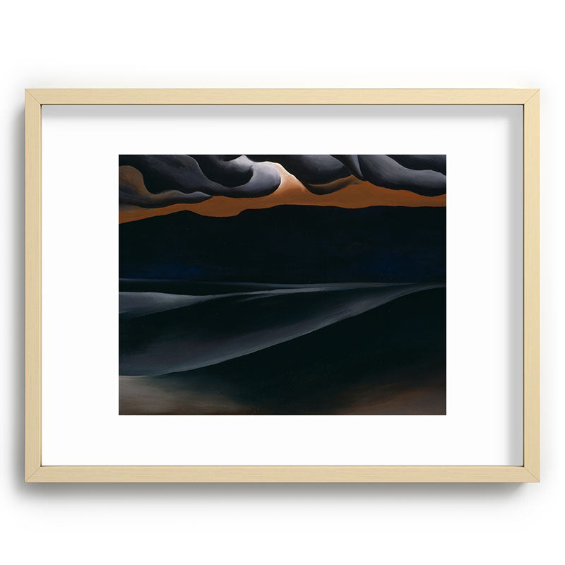 "Storm Cloud, Lake George" by Georgia O'Keeffe (1923) Framed Art Print