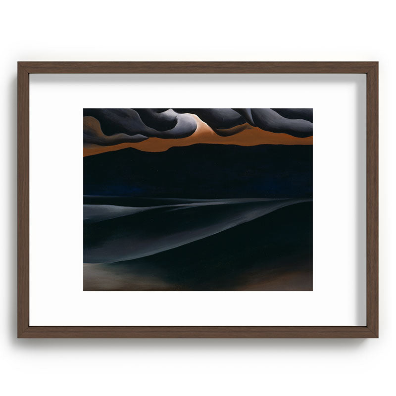 "Storm Cloud, Lake George" by Georgia O'Keeffe (1923) Framed Art Print