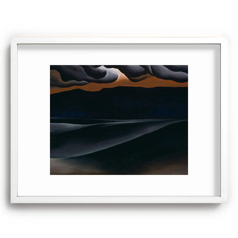 "Storm Cloud, Lake George" by Georgia O'Keeffe (1923) Framed Art Print