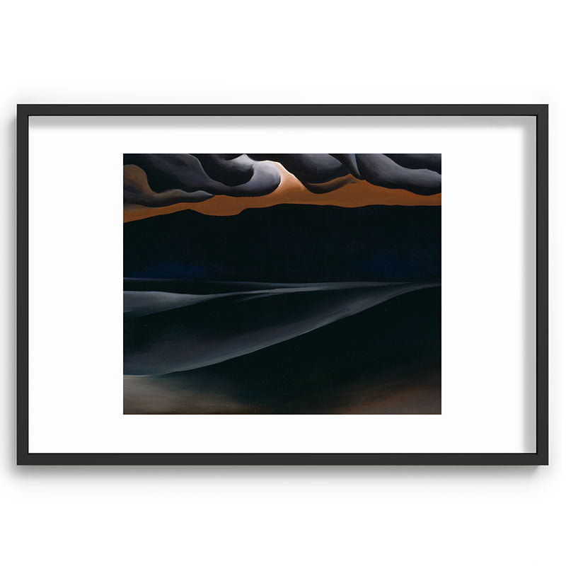 "Storm Cloud, Lake George" by Georgia O'Keeffe (1923) Framed Art Print