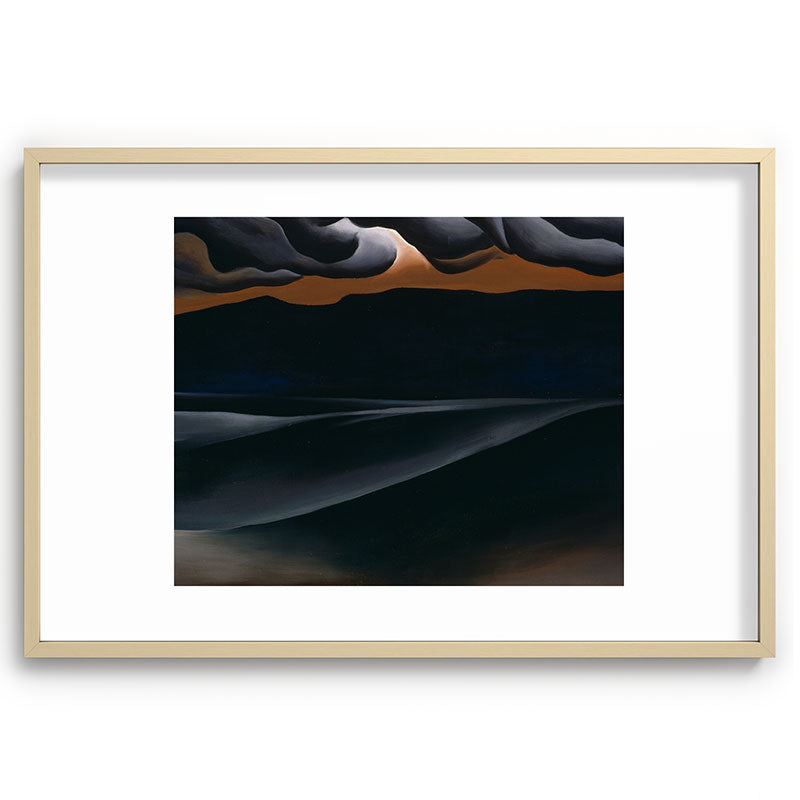 "Storm Cloud, Lake George" by Georgia O'Keeffe (1923) Framed Art Print