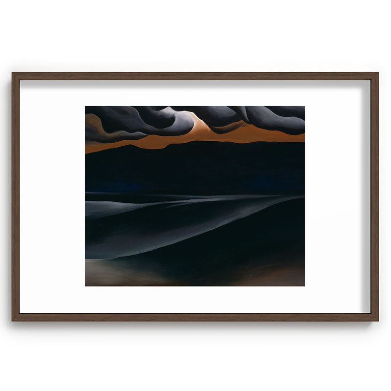 "Storm Cloud, Lake George" by Georgia O'Keeffe (1923) Framed Art Print