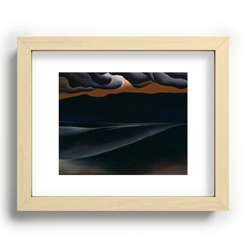 "Storm Cloud, Lake George" by Georgia O'Keeffe (1923) Framed Art Print