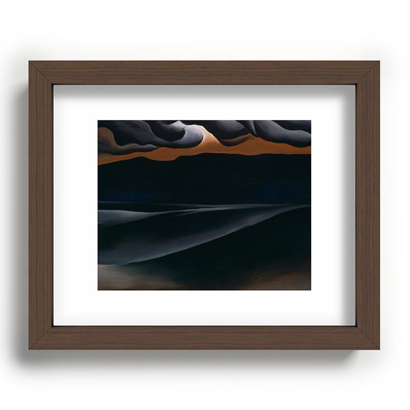 "Storm Cloud, Lake George" by Georgia O'Keeffe (1923) Framed Art Print