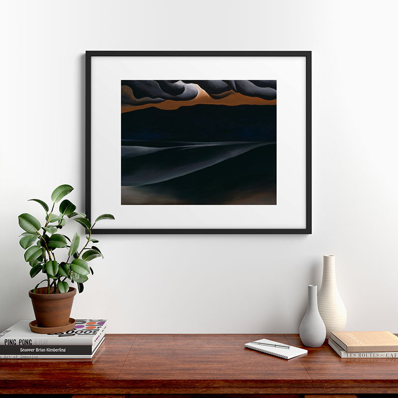 "Storm Cloud, Lake George" by Georgia O'Keeffe (1923) Framed Art Print