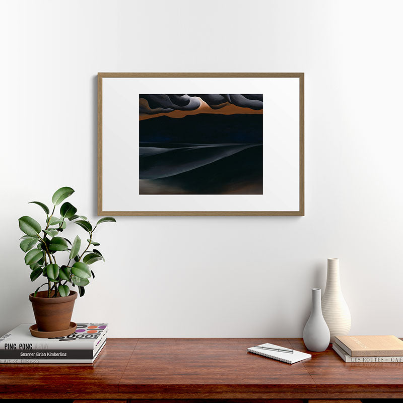 "Storm Cloud, Lake George" by Georgia O'Keeffe (1923) Framed Art Print