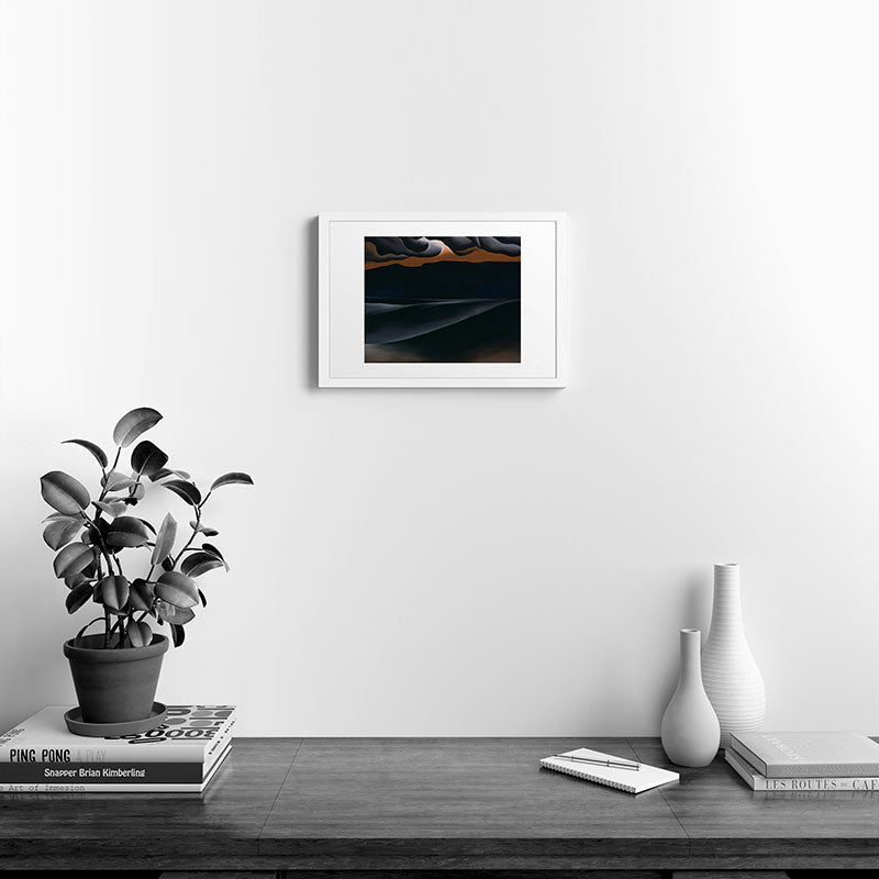 "Storm Cloud, Lake George" by Georgia O'Keeffe (1923) Framed Art Print