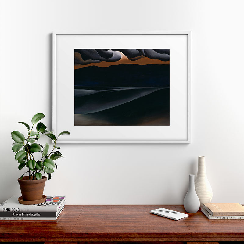 "Storm Cloud, Lake George" by Georgia O'Keeffe (1923) Framed Art Print