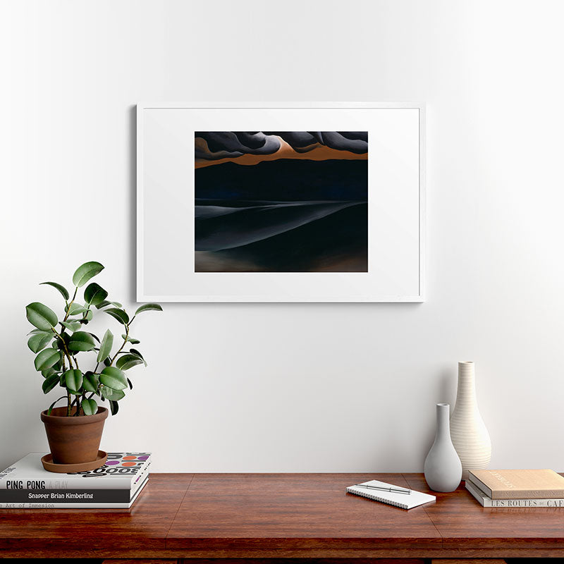 "Storm Cloud, Lake George" by Georgia O'Keeffe (1923) Framed Art Print
