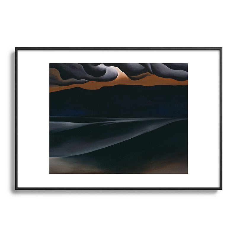 "Storm Cloud, Lake George" by Georgia O'Keeffe (1923) Framed Art Print