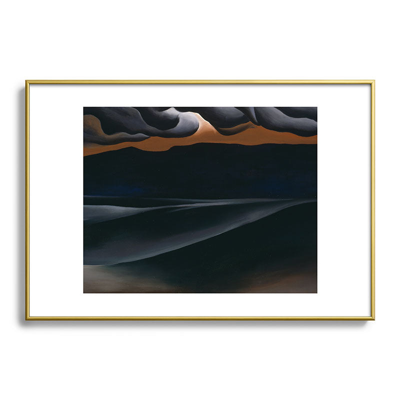 "Storm Cloud, Lake George" by Georgia O'Keeffe (1923) Framed Art Print