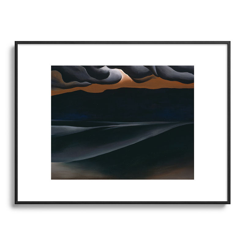 "Storm Cloud, Lake George" by Georgia O'Keeffe (1923) Framed Art Print