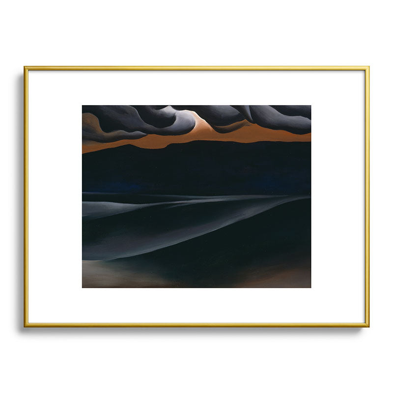 "Storm Cloud, Lake George" by Georgia O'Keeffe (1923) Framed Art Print