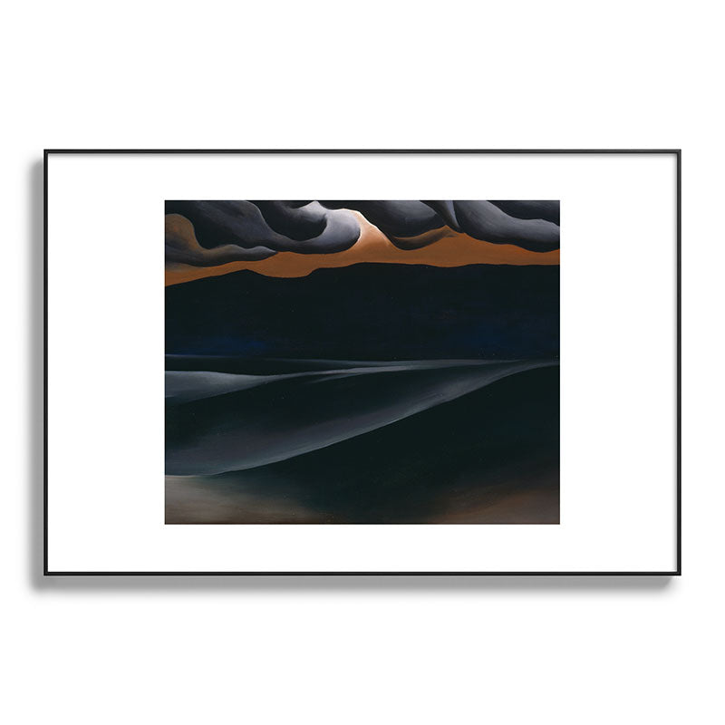 "Storm Cloud, Lake George" by Georgia O'Keeffe (1923) Framed Art Print