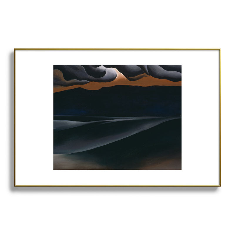 "Storm Cloud, Lake George" by Georgia O'Keeffe (1923) Framed Art Print