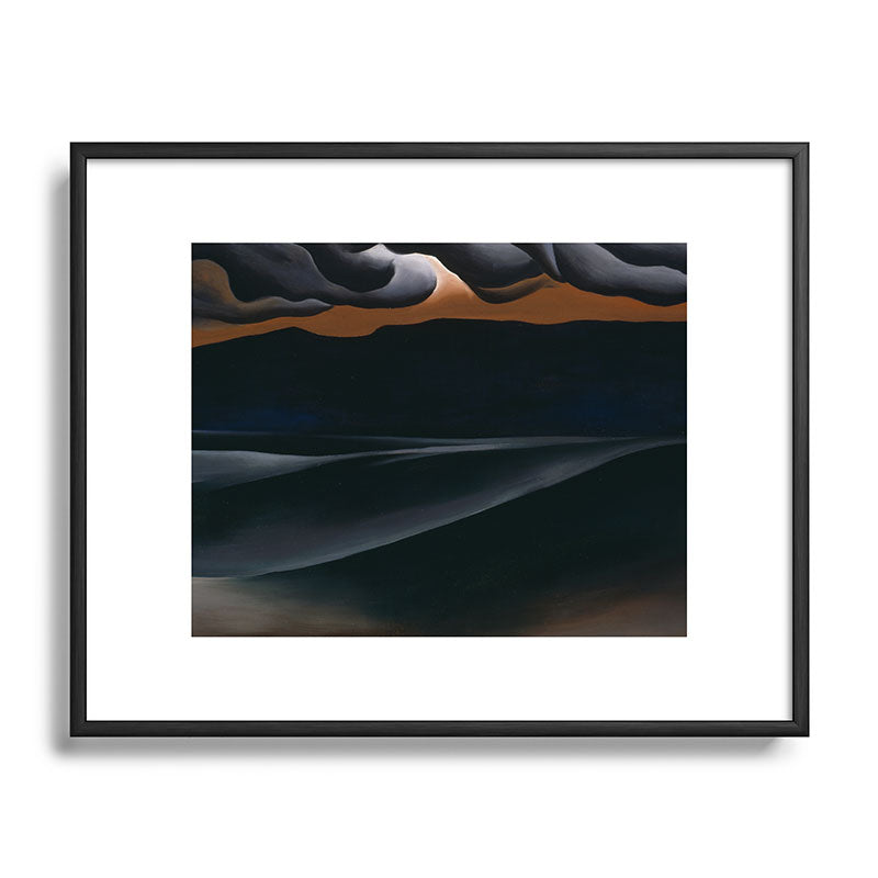 "Storm Cloud, Lake George" by Georgia O'Keeffe (1923) Framed Art Print