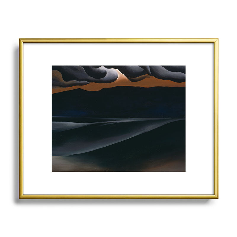 "Storm Cloud, Lake George" by Georgia O'Keeffe (1923) Framed Art Print
