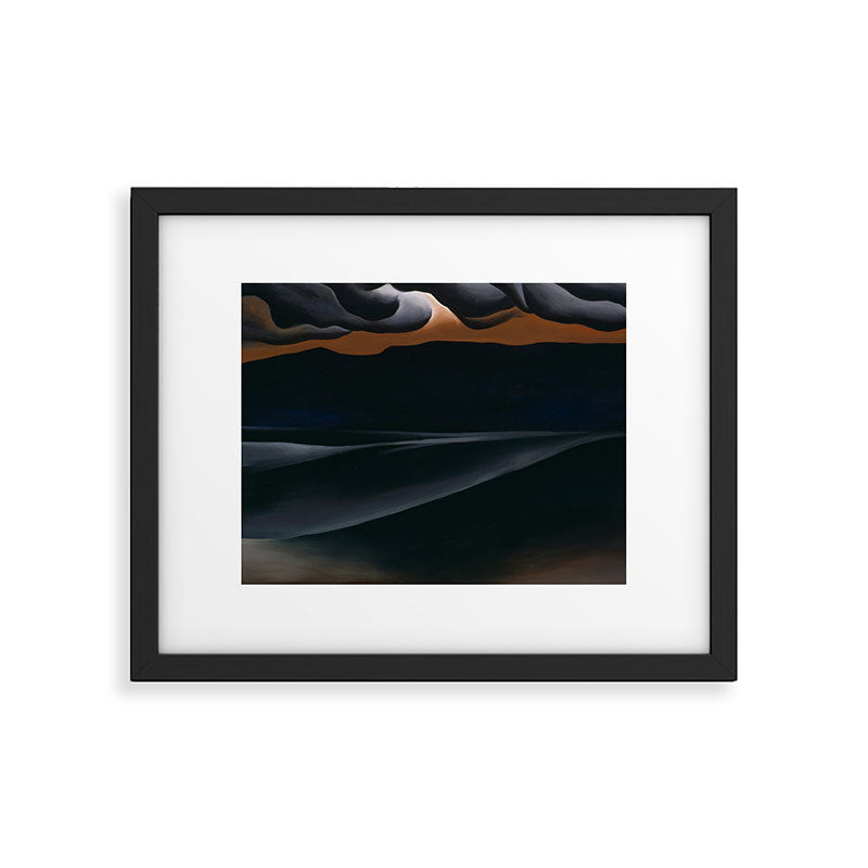 "Storm Cloud, Lake George" by Georgia O'Keeffe (1923) Framed Art Print