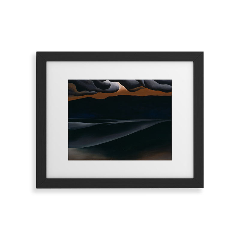 "Storm Cloud, Lake George" by Georgia O'Keeffe (1923) Framed Art Print