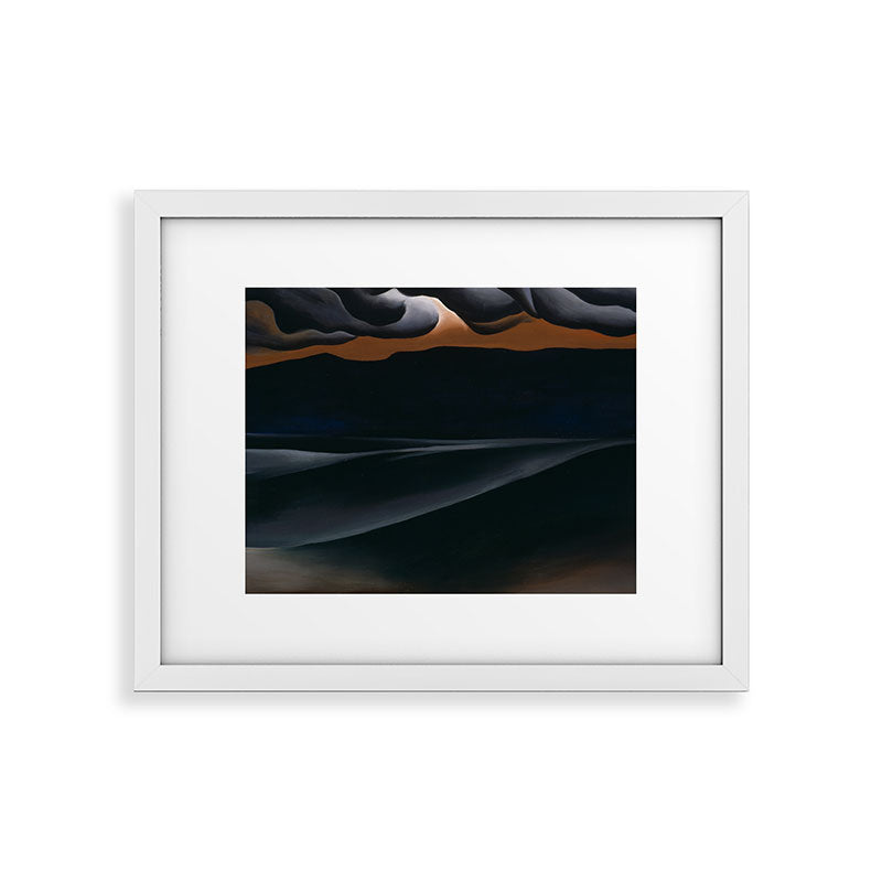 "Storm Cloud, Lake George" by Georgia O'Keeffe (1923) Framed Art Print