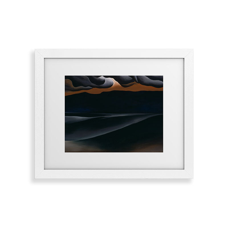 "Storm Cloud, Lake George" by Georgia O'Keeffe (1923) Framed Art Print