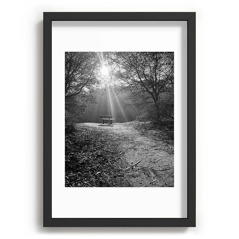 "Sunlit Solitude" by Maria Popova Framed Art Print