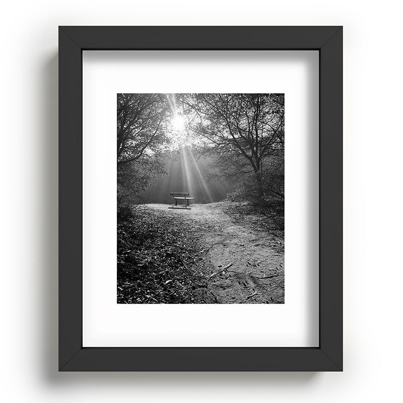 "Sunlit Solitude" by Maria Popova Framed Art Print