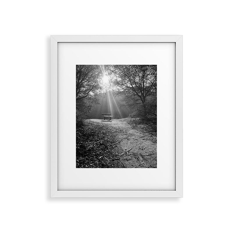 "Sunlit Solitude" by Maria Popova Framed Art Print