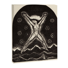 "Superman" by Rockwell Kent (1919) Canvas Print