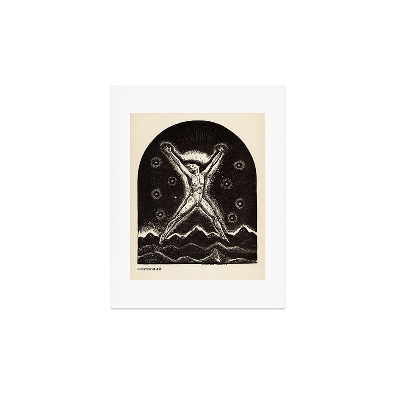 "Superman" by Rockwell Kent (1919) Art Print