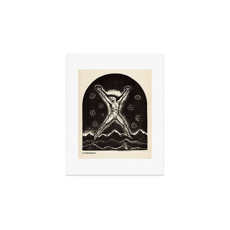 "Superman" by Rockwell Kent (1919) Art Print