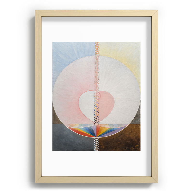 "The Dove, No. 1" by Hilma af Klint (1915) Framed Art Print