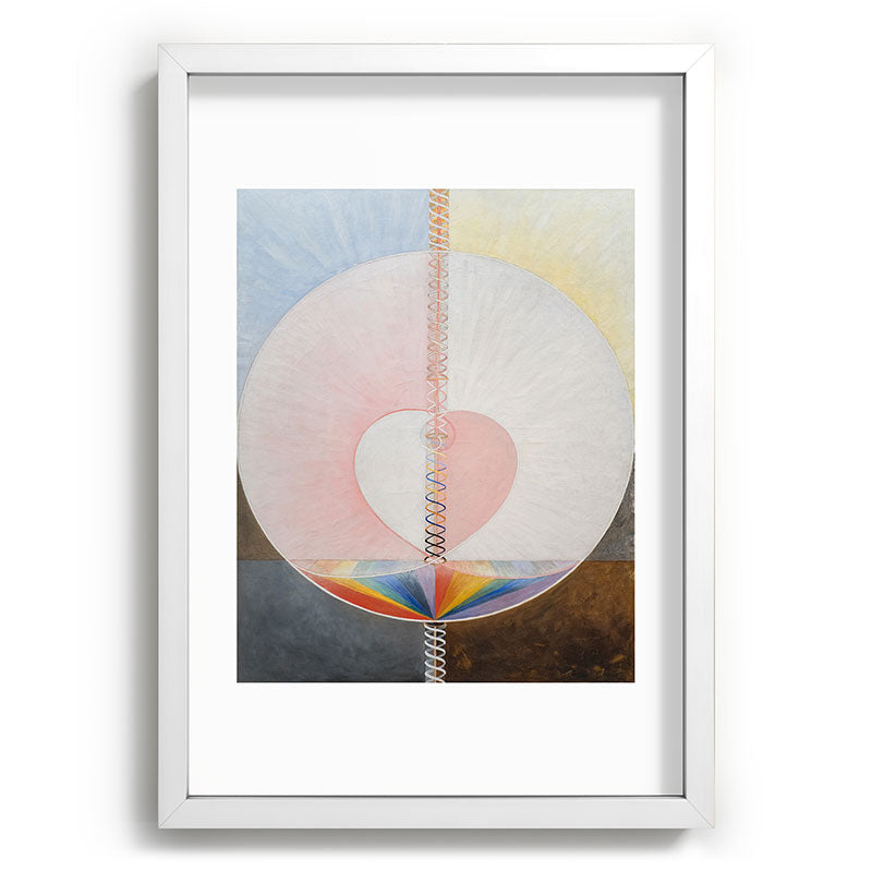 "The Dove, No. 1" by Hilma af Klint (1915) Framed Art Print