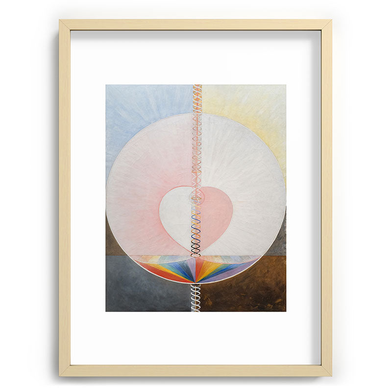 "The Dove, No. 1" by Hilma af Klint (1915) Framed Art Print