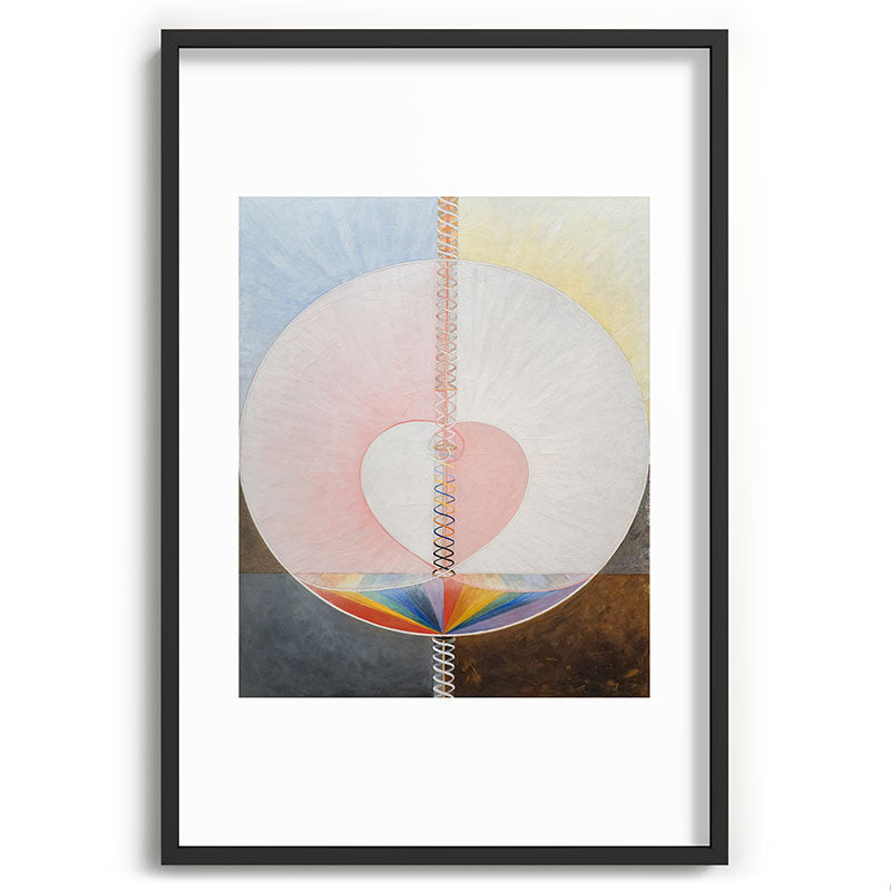 "The Dove, No. 1" by Hilma af Klint (1915) Framed Art Print