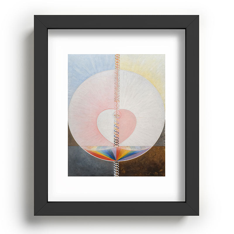 "The Dove, No. 1" by Hilma af Klint (1915) Framed Art Print