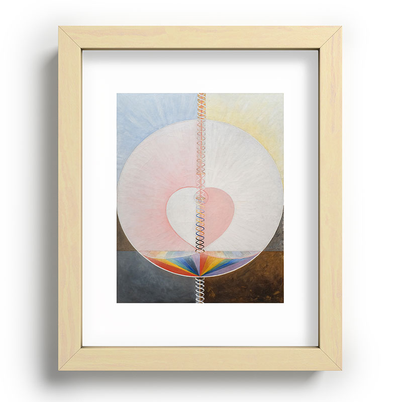 "The Dove, No. 1" by Hilma af Klint (1915) Framed Art Print