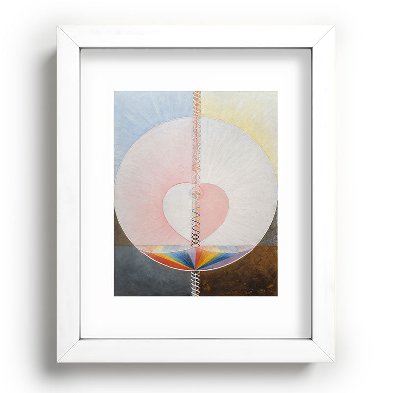 "The Dove, No. 1" by Hilma af Klint (1915) Framed Art Print