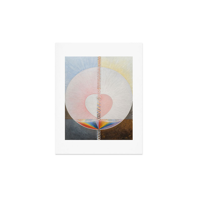 "The Dove, No. 1" by Hilma af Klint (1915) Art Print