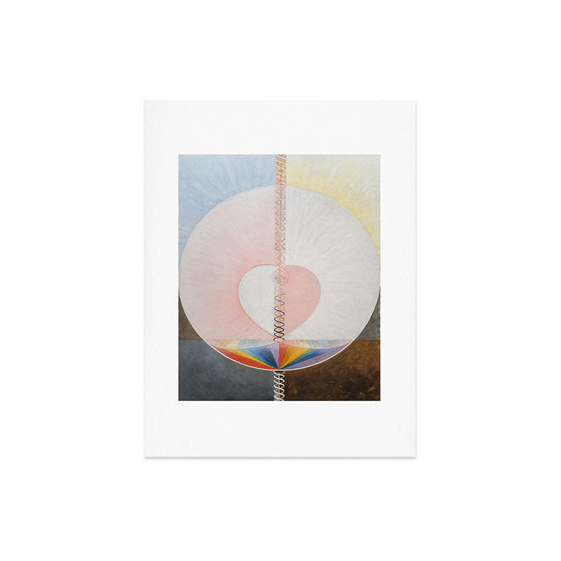 "The Dove, No. 1" by Hilma af Klint (1915) Art Print