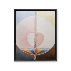 "The Dove, No. 1" by Hilma af Klint (1915) Framed Canvas Print